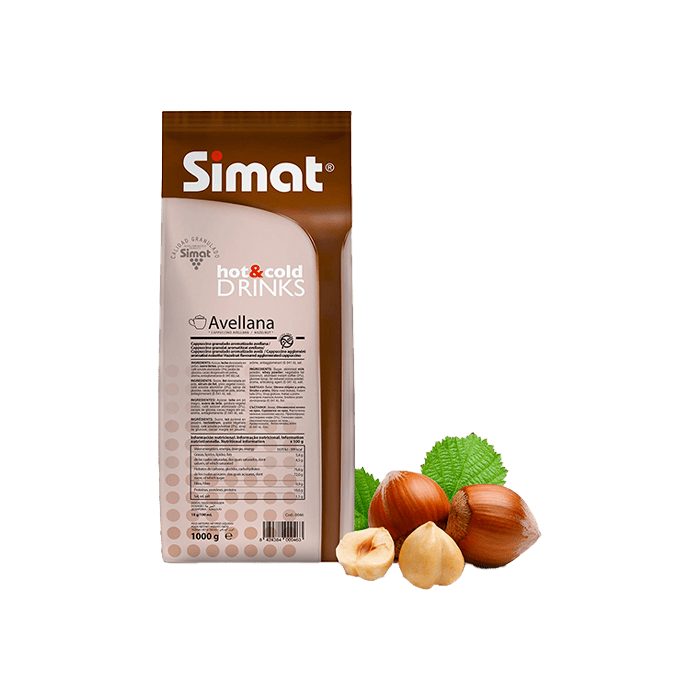 Cappuccino Avellana 1kg Simat-Distribución Mayorista