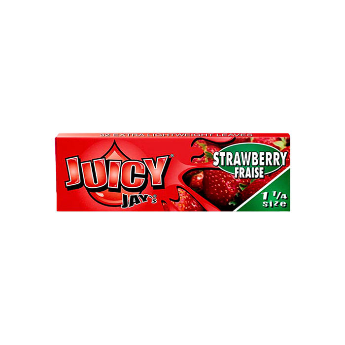 Papel Juicy Jay's Strawberry 1.1/4-Distribución Mayorista