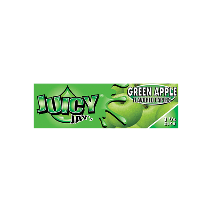 Papel Juicy Jay's Green Apple 1.1/4-Distribución Mayorista