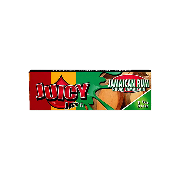 Papel Juicy Jay's Jamaican Rum 1.1/4-Distribución Mayoista