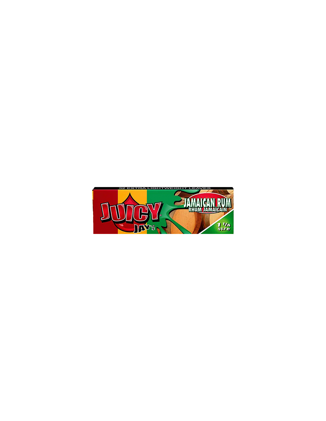 Papel Juicy Jay's Jamaican Rum 1.1/4-Distribución Mayoista