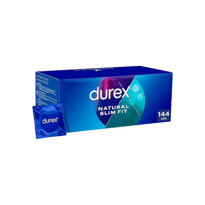 Durex Natural Slim Fit 144 uds - Distribución Mayorista