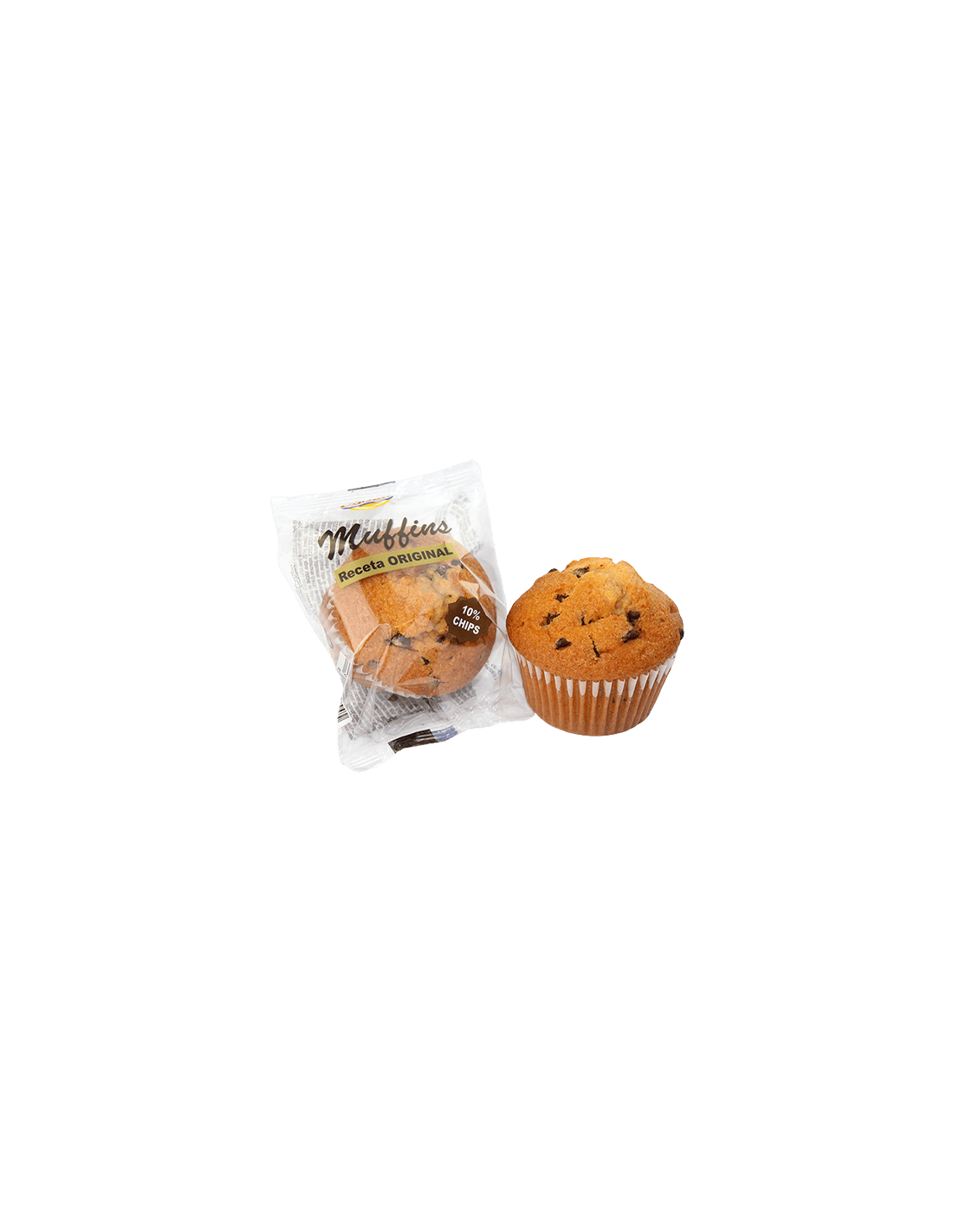 Muffins con Chips de Chocolate 60g Codan-Distribución Mayorista