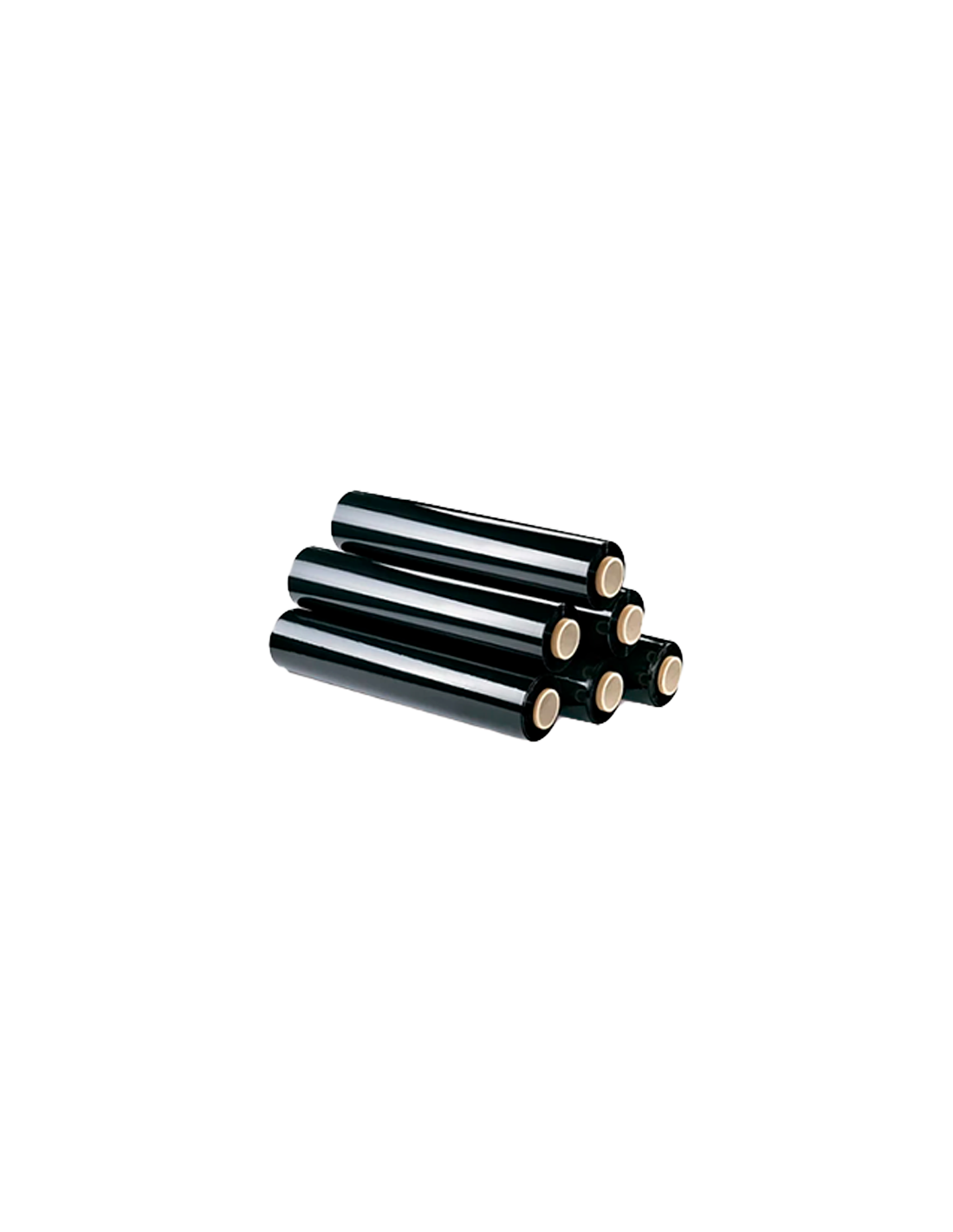 Film Estirable Negro Uso Manual 23 micras, 50cm de ancho-Distribución Mayorista