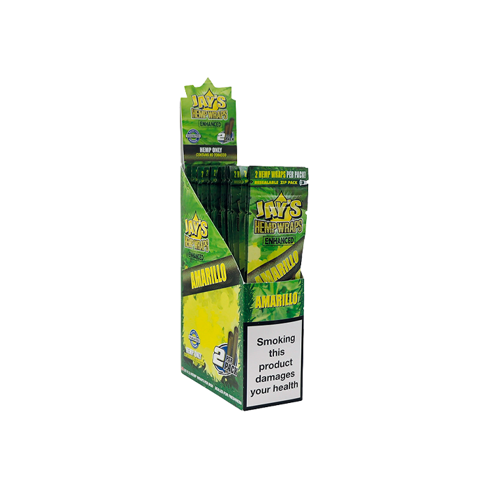 Papel Jay's Hemp Wraps Amarillo - Distribución Mayorista