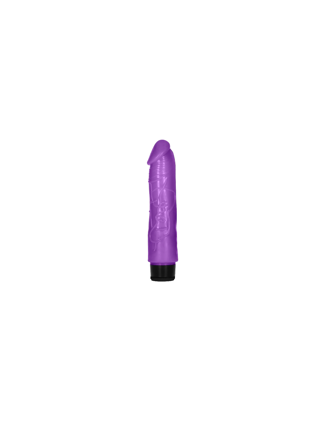 Vibrador 8" Thin Realistic Dildo Vibe Lila-Distribución Mayorista