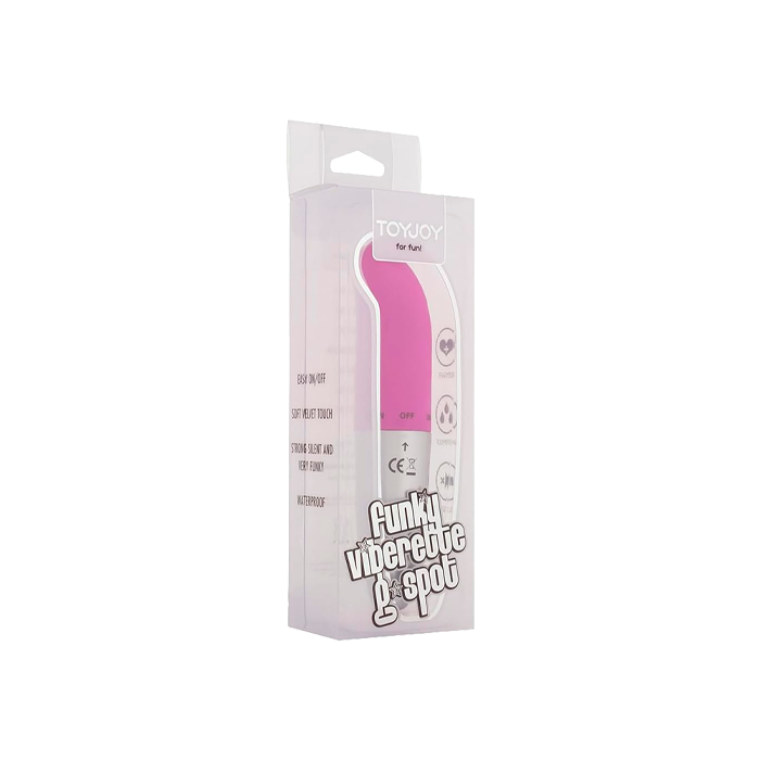 Vibrador Funky Viberette G-Spot Rosa Toy Joy-Distribución Mayorista