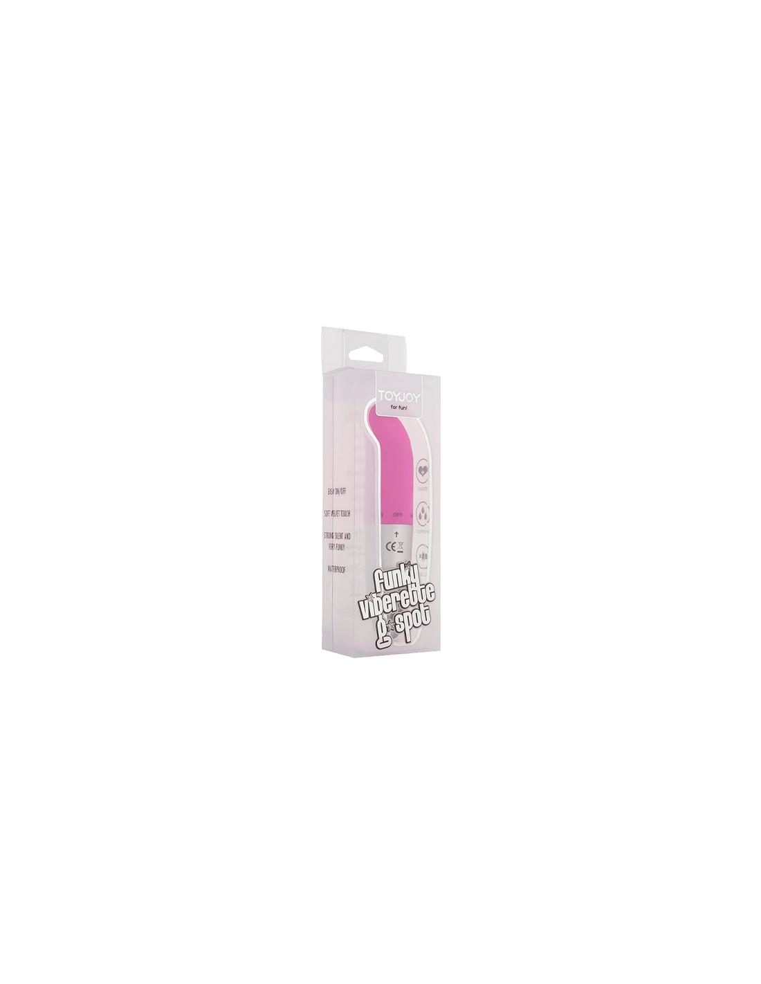 Vibrador Funky Viberette G-Spot Rosa Toy Joy-Distribución Mayorista