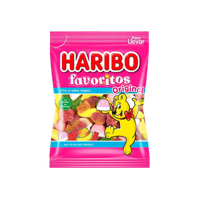Favoritos Azúcar 90g Haribo-Distribución Mayorista