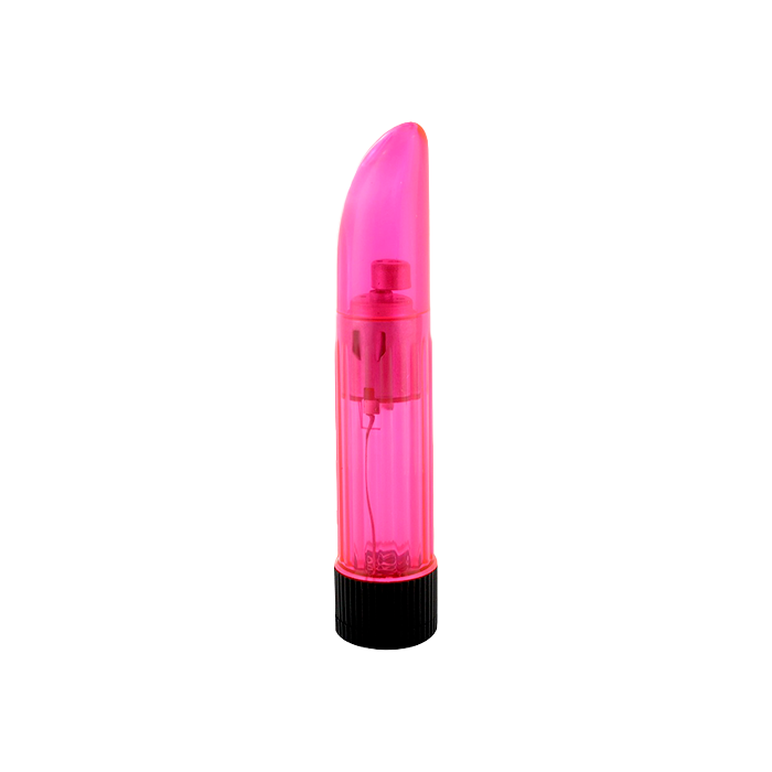 Vibrador Crystal Clear LadyFinger Rosa-Distribución Mayorista