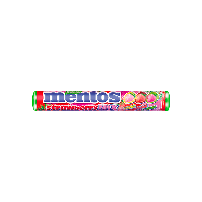 Mentos Fresa 37,5g-Distribución Mayorista