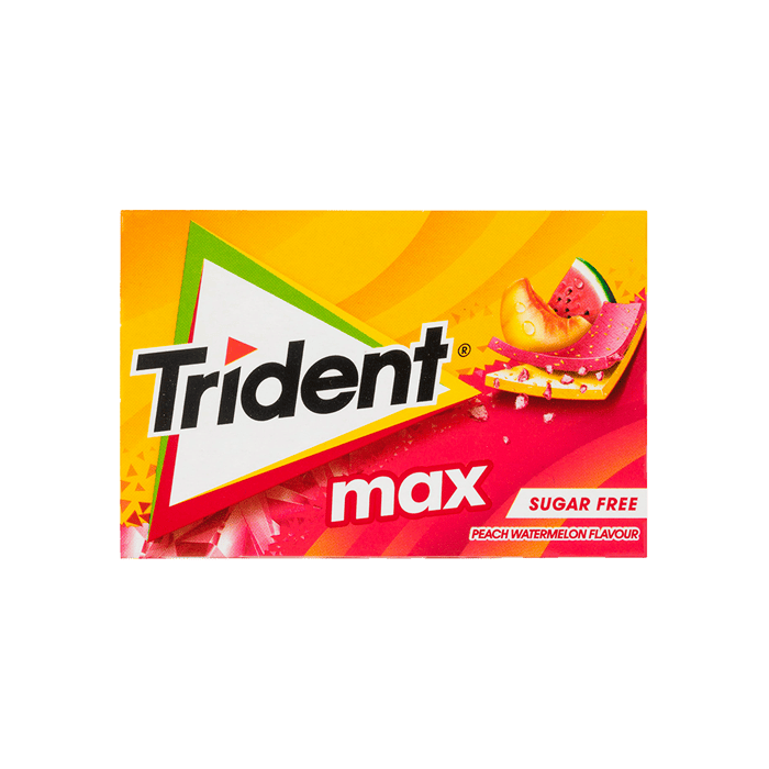 Trident Max Lámina Melocotón/Sandía-Distribución Mayorista
