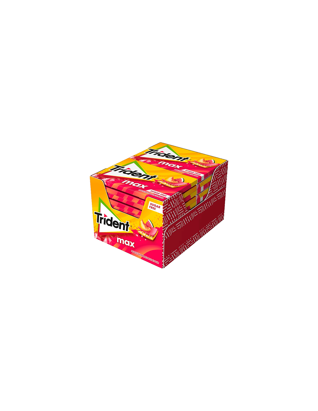 Trident Max Folha Pessego/Melancia -Distribución Mayorista