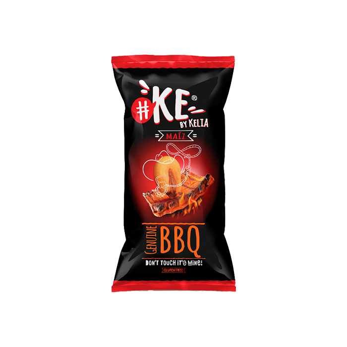 Kekicos Maíz Frito Blandito BBQ Kelia 34grs R2-Distribución Mayorista