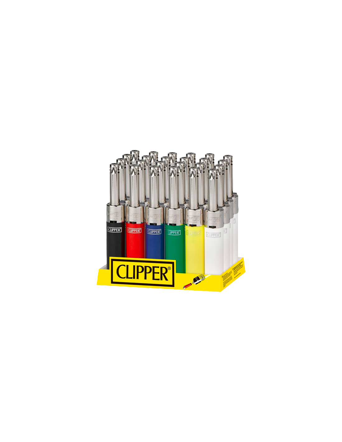 Mechero Minitube Clipper Colores Surtidos - Distribución Mayorista
