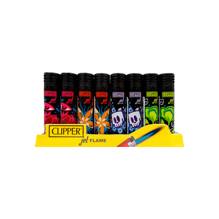 Mechero Jet Flame Clipper Modelo Surtido - Distribución Mayorista