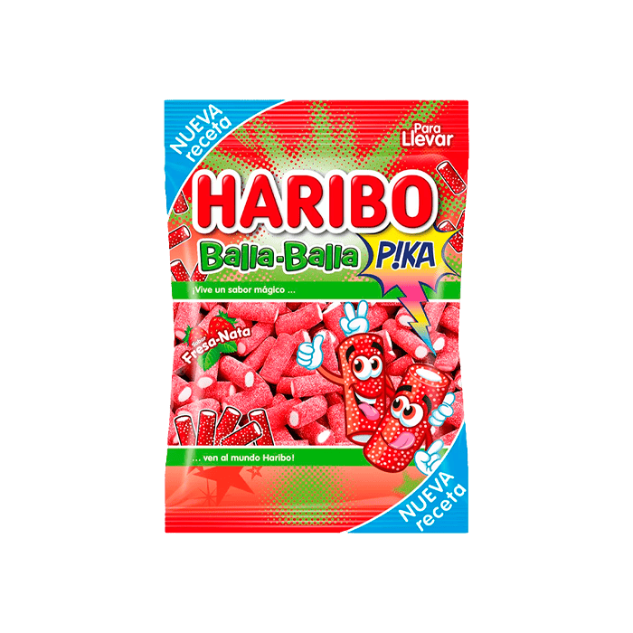 Fresa Balla Pica 100g Haribo-Distribución Mayorista