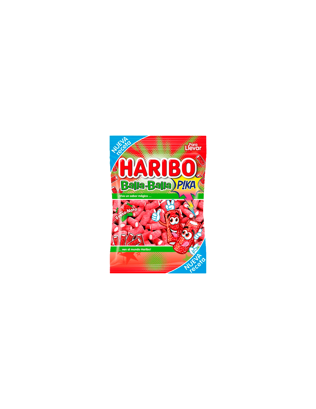 Fresa Balla Pica 100g Haribo-Distribución Mayorista