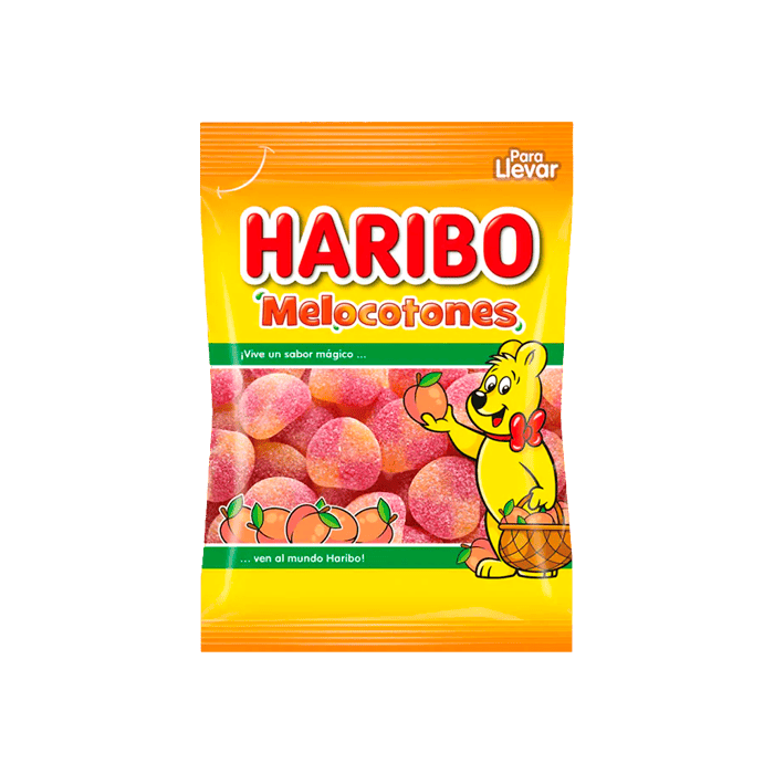 Gominolas Melocotones 100g Haribo - Distribución Mayorista