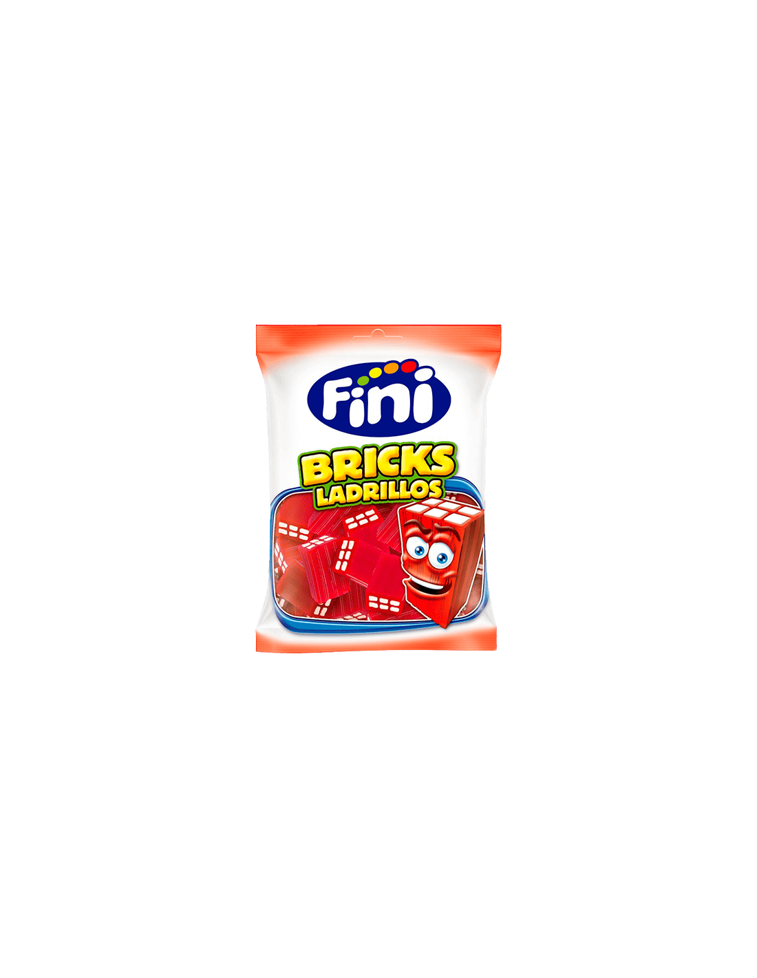 Ladrillos Fresa Brillo 90g Fini-Distribución Mayorista