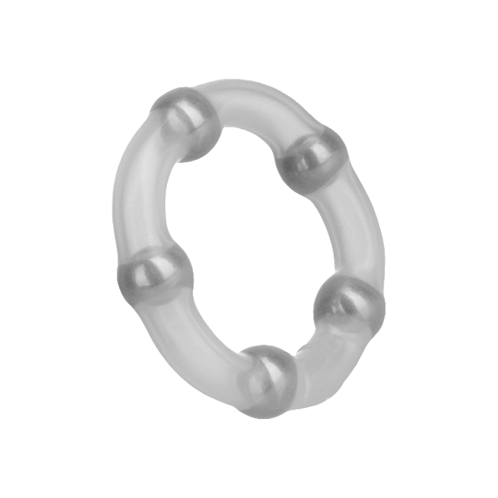 Anillo Robotic Beaded Transparente-Distribución Mayorista