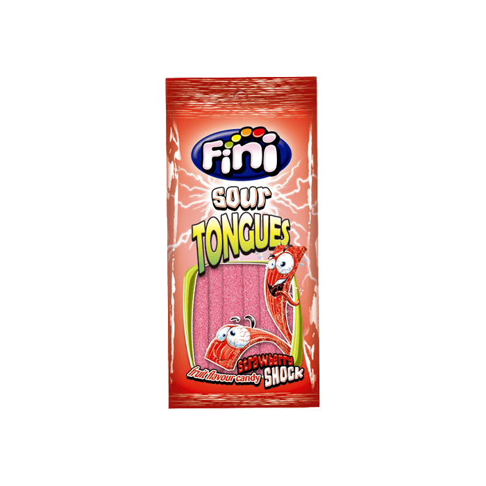 Lenguas Fresa 90g Fini-Distribución Mayorista