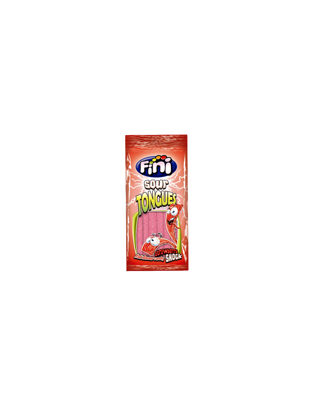 Lenguas Fresa 90g Fini - Distribución Mayorista