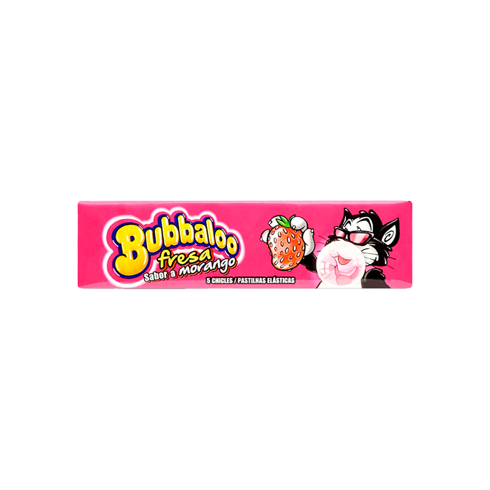 Bubbaloo Fresa 38g-Distribución Mayorista