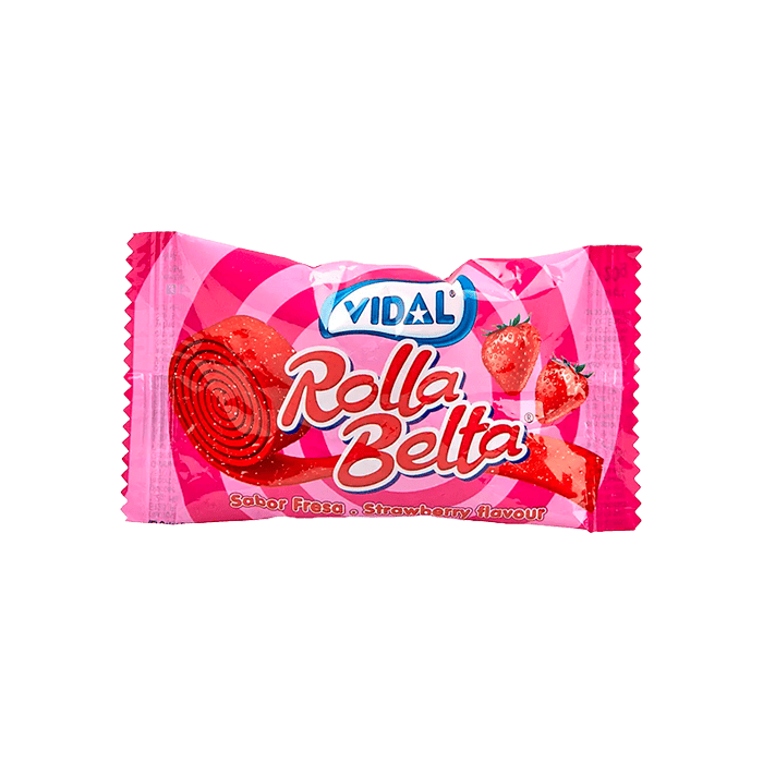 Rolla Belta Fresa 20g Vidal-Distribución Mayorista