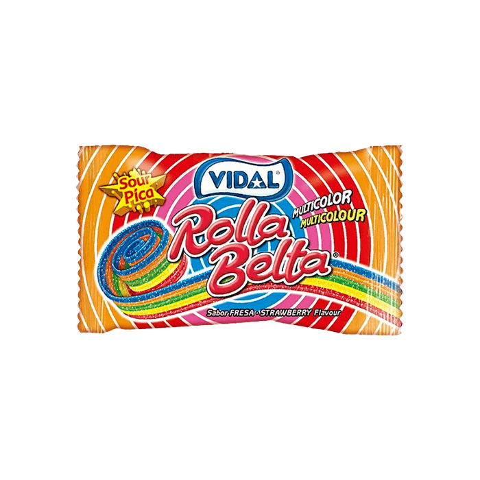 Rolla Belta Multicolor 20g Vidal-Distribución Mayorista