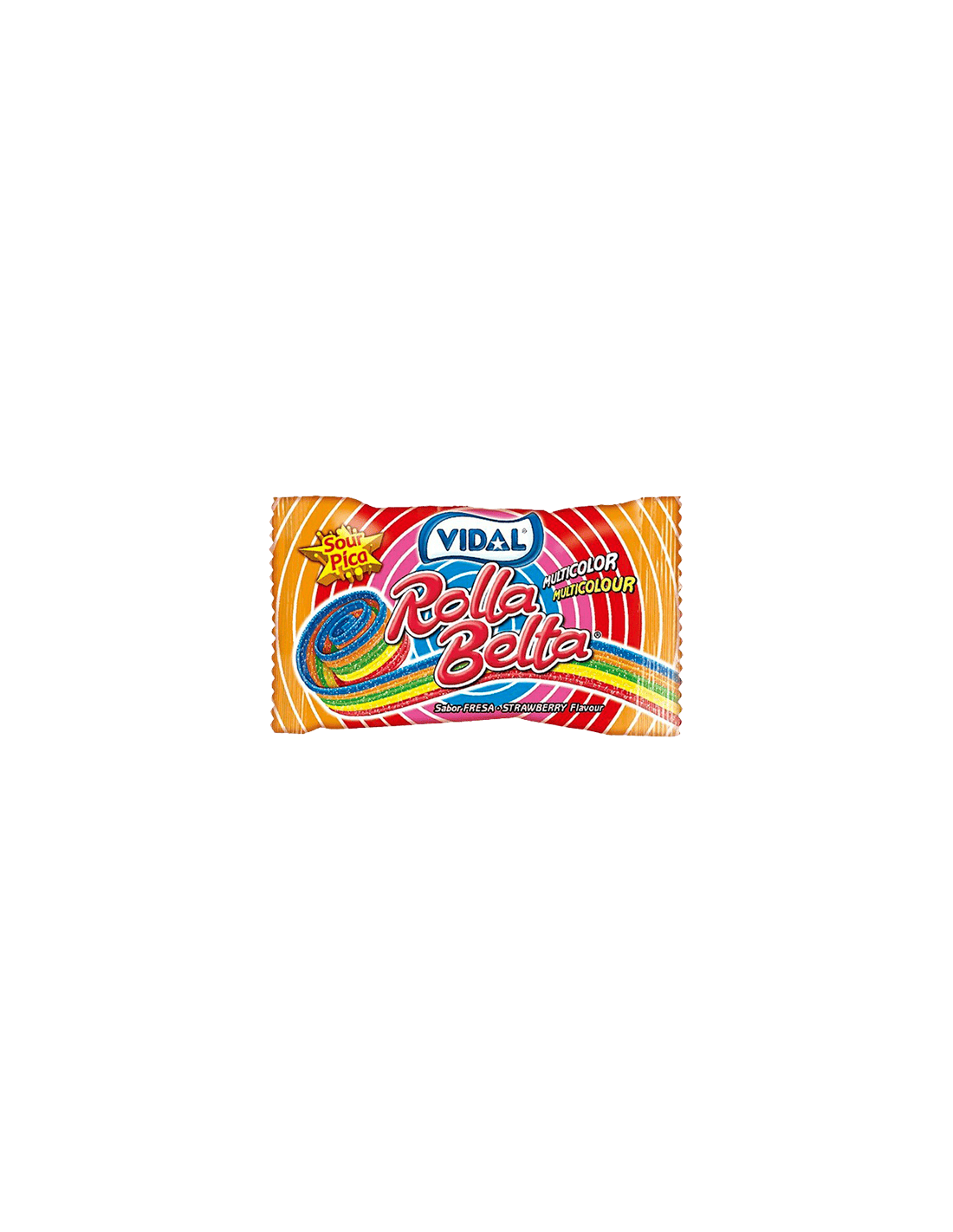 Rolla Belta Multicolor 20g Vidal-Distribución Mayorista
