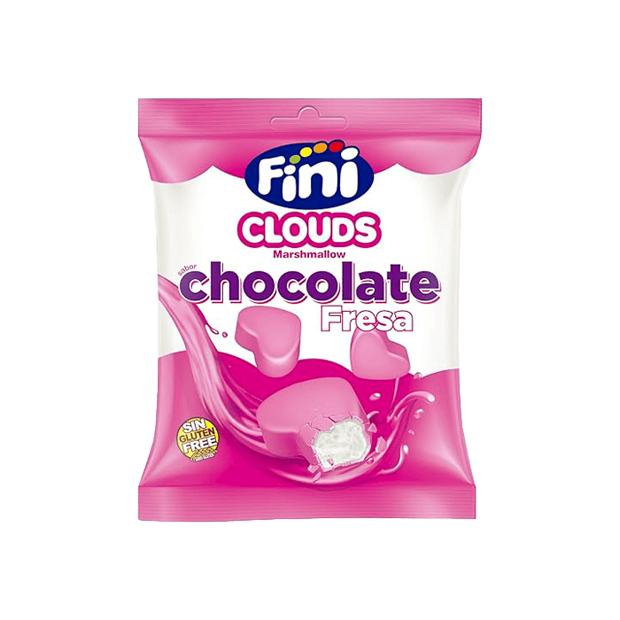 Nubes Sabor Chocolate Fresa 80g Fini-Distribución Mayorista
