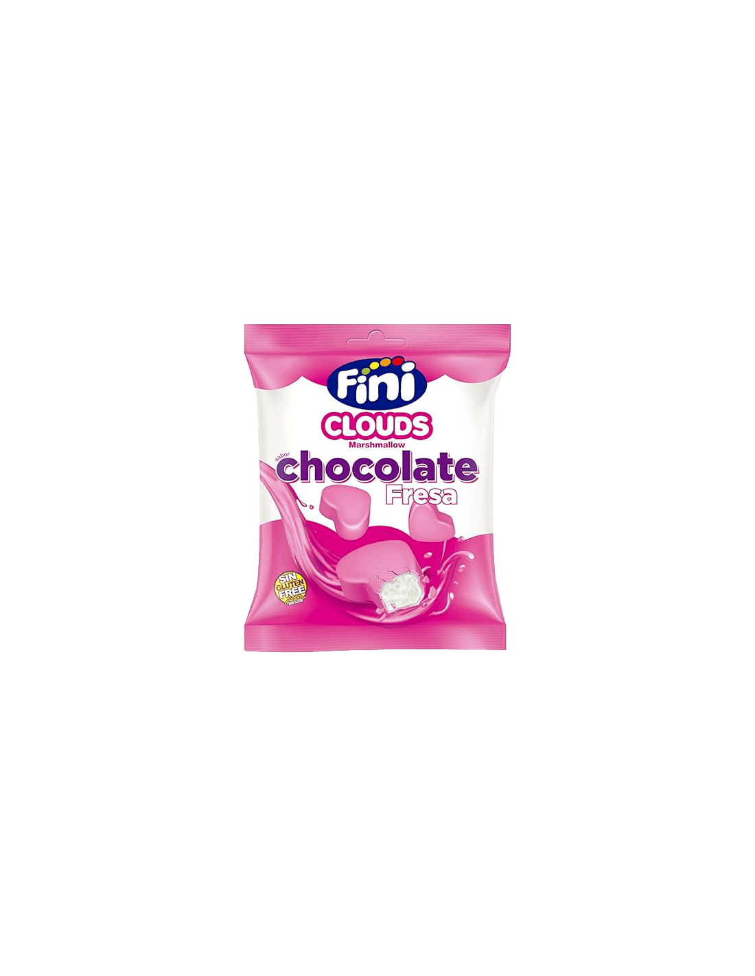 Nubes Sabor Chocolate Fresa 80g Fini - Distribución Mayorista