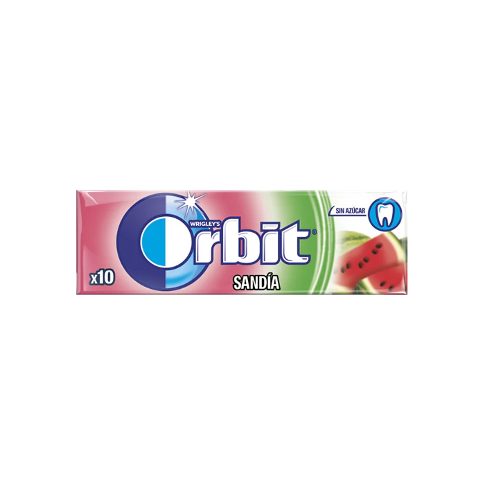 Orbit Gragea Sandía 14g-Distribución Mayorista