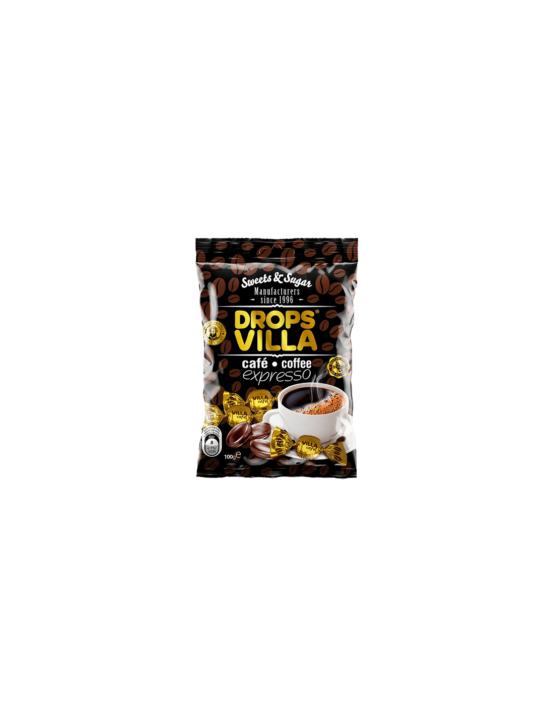 Caramelo Mini Café Expresso 100g Villa-Distribución Mayorista