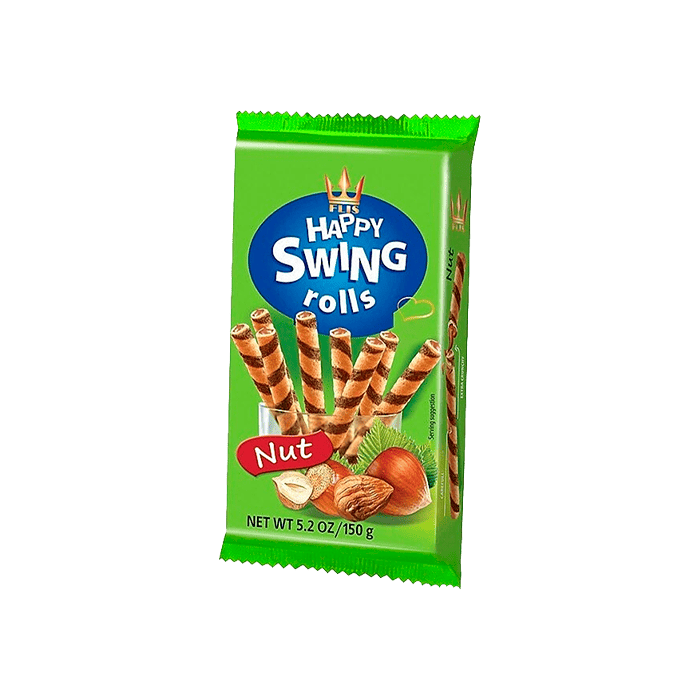 Tubitos Relleno Avellana 150g-Distribución Mayorista