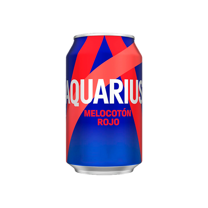 Aquarius melocotón rojo bajo en calorias 330ml - Distribución Mayorista
