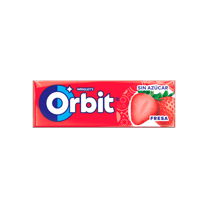 Orbit Gragea Fraise 14g National - Distribución Mayorista