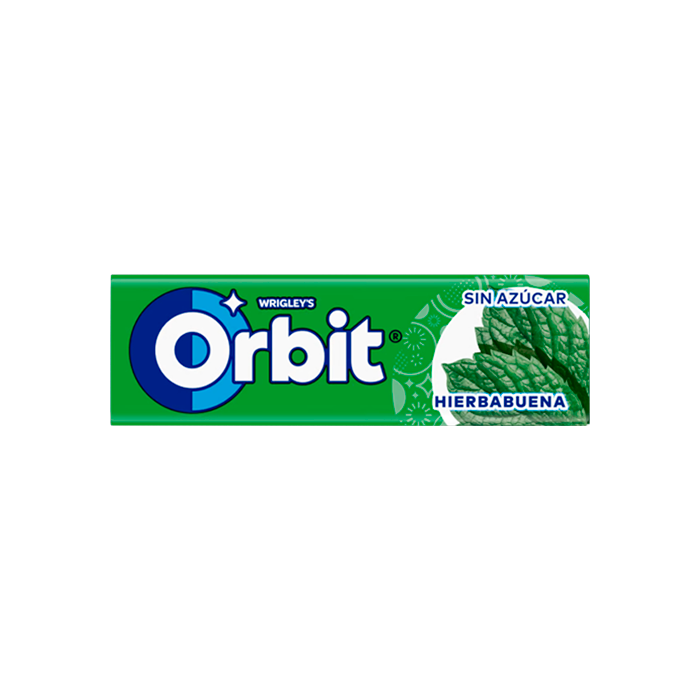 Orbit Dragee Spearmint 14g - Distribución Mayorista