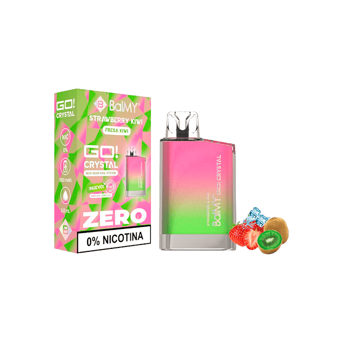 Balmy Go Crystal Fresa Kiwi Sin Nicotina - Distribución Mayorista