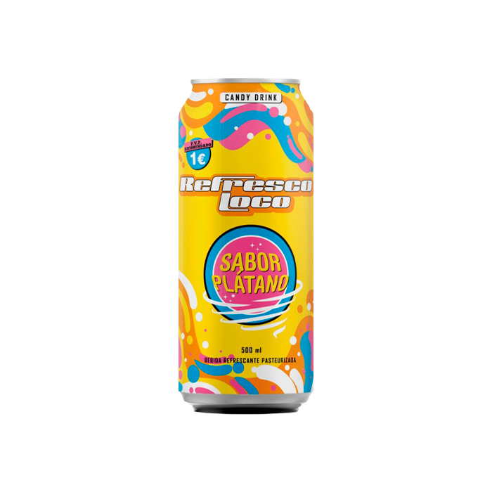 Refresco Loco Marcado Plátano 500ml - Distribución Mayorista