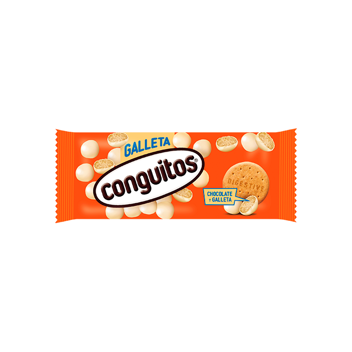 Conguitos Biscuit Blanc 50g - Distribución Mayorista