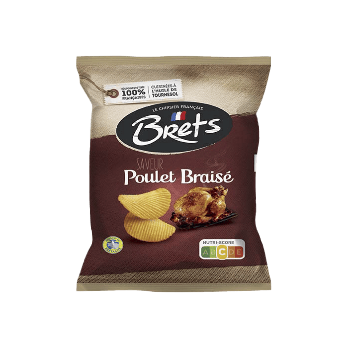 Brets Pollo Braseado 25g - Distribución Mayorista