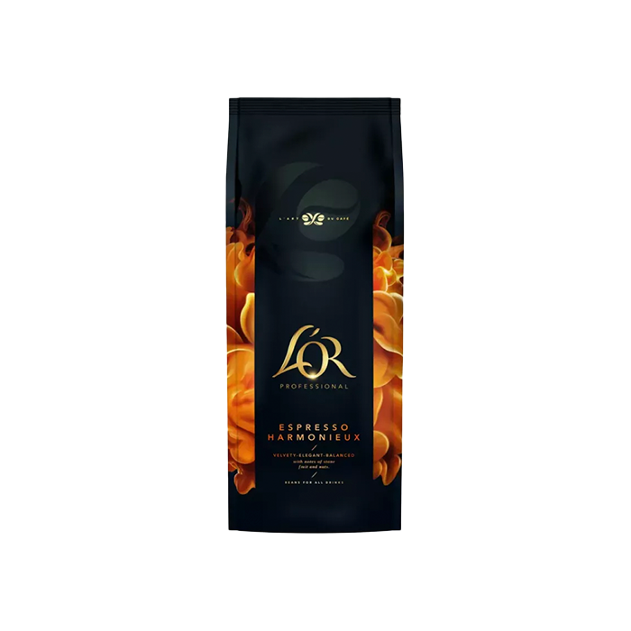 Coffee in grain L'Or Espresso Harmonieux 1kg - Distribución Mayorista
