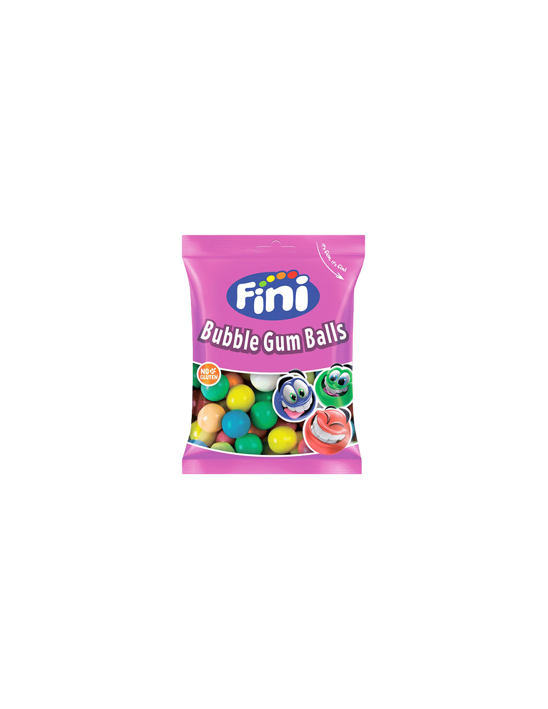 Bubble Gum Balls 90g Fini - Distribución Mayorista