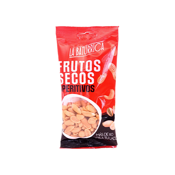 Cacahuete Frito 80g La Baturrica-Distribución Mayorista