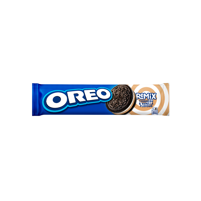 Oreo Remix Tiramisu und Vanille 157g - Distribución Mayorista