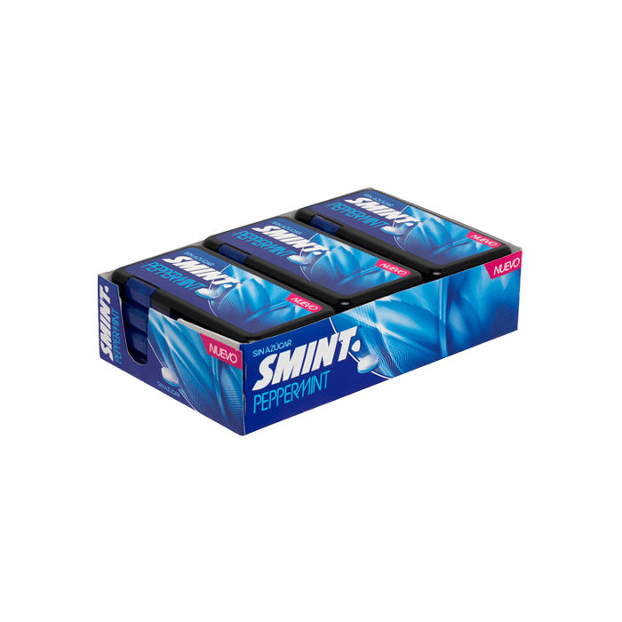 Smint Flat Peppermint 21g - Distribución Mayorista