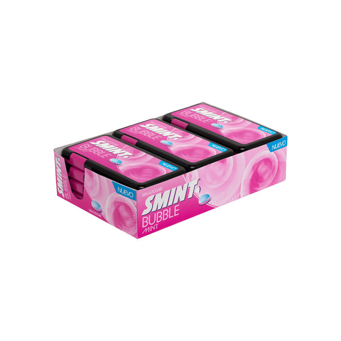 Smint Flat Bubble Mint 21g - Distribución Mayorista