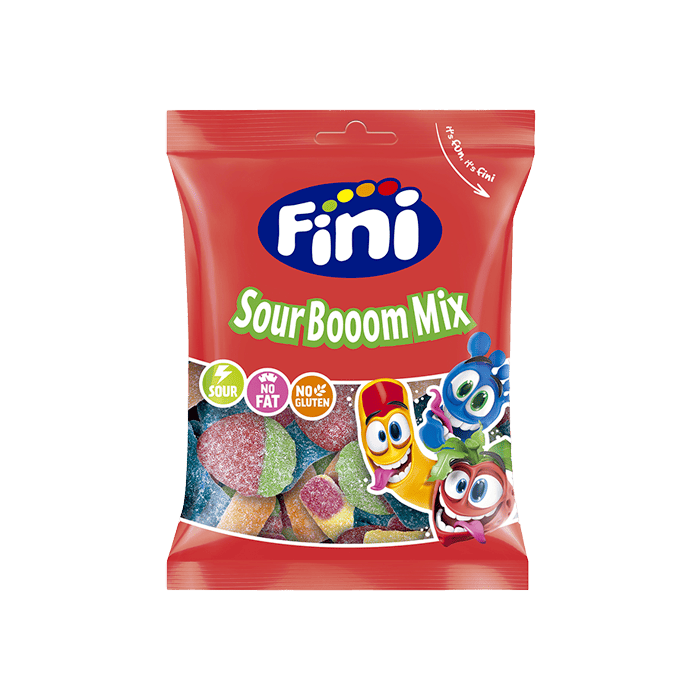 Sour Boom Mix Surtido Ácido 90g Fini-Distribución Mayorista